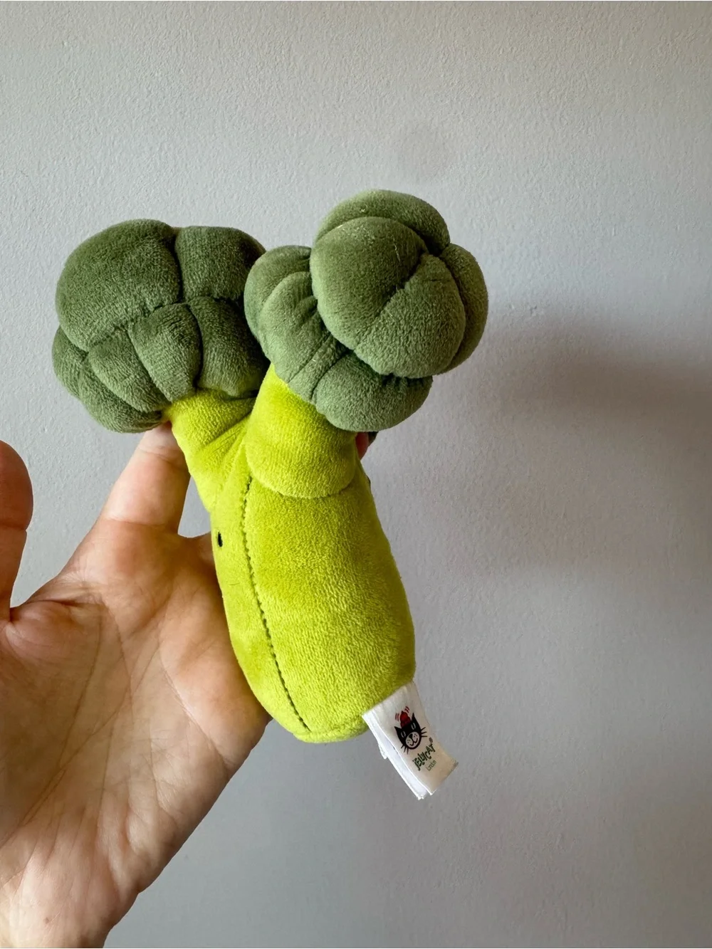 Retired Vivacious Vegetable Broccoli Jellycat London Plushie Stuffy Doll EUC